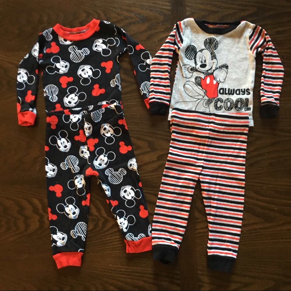 Disney Mickey PJs 24 Months Two Pair